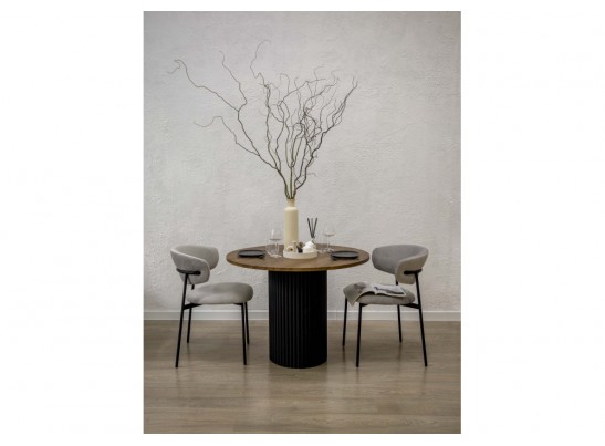 Деревянный стол Барел 89 орех кантри / черный в Кургане