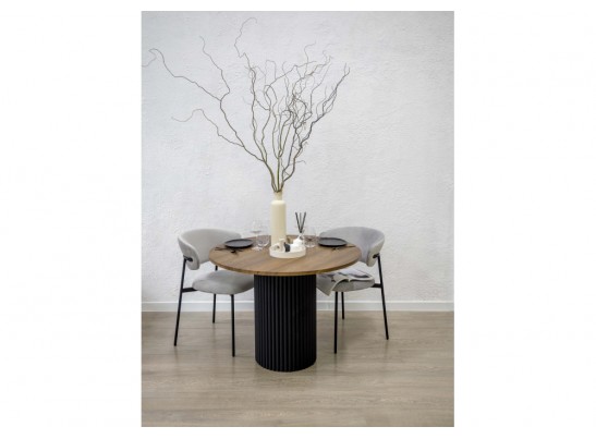 Деревянный стол Барел 89 орех кантри / черный в Кургане