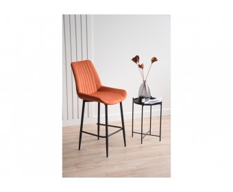 Полубарный стул Седа 360 терракотовый (zd 432) / черный
