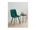 Стул на металлокаркасе Чилли зеленый / черный в Кургане