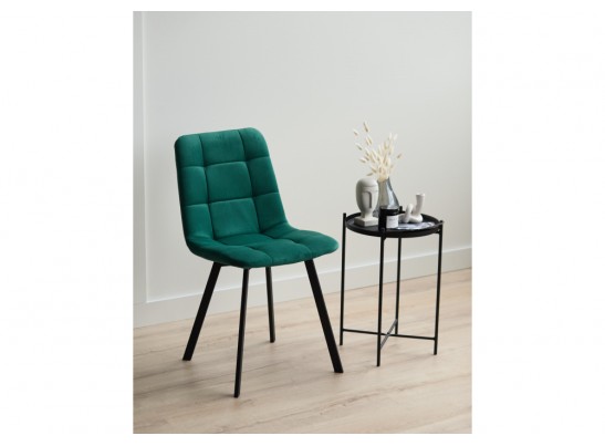 Стул на металлокаркасе Чилли зеленый / черный в Кургане