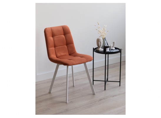 Стул на металлокаркасе Чилли терракотовый / белый в Кургане