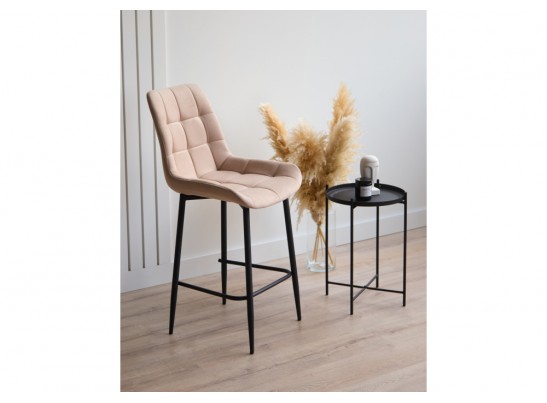 Полубарный стул Челси 360 бежевый (zd 210) / черный в Кургане