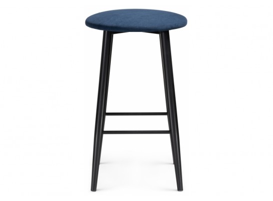 Полубарный стул Гангток темно-синий / черный матовый в Кургане