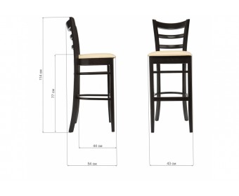 Барный стул Mirakl cappuccino / cream