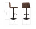 Барный стул Paskal vintage brown в Кургане