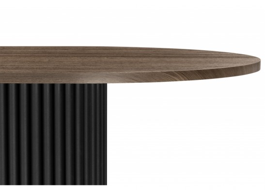 Деревянный стол Барон О 160 х 90 дуб кантри / черный в Кургане