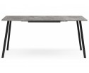 Деревянный стол Кортни 117 (157) x 77 бетон светлый / черный матовый в Кургане