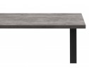 Деревянный стол Лиман 117 х 77 бетон светлый / черный матовый в Кургане