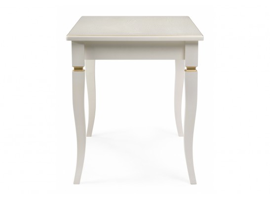 Деревянный стол Лорентайн 120х68х77 слоновая кость / золото в Кургане