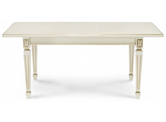 Деревянный стол Шанталь слоновая кость / золото в Кургане