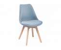Деревянный стул Bonuss light blue / wood