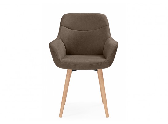 Деревянный стул Флюид 360 коричневый (glory 08) / светлое дерево в Кургане