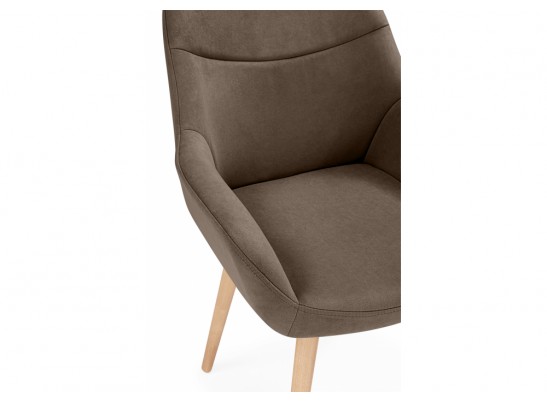 Деревянный стул Флюид 360 коричневый (glory 08) / светлое дерево в Кургане