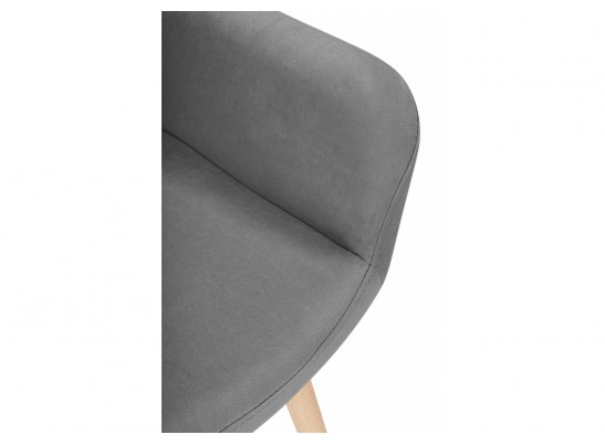 Деревянный стул Флюид темно-серый (zd 995) / светлое дерево в Кургане