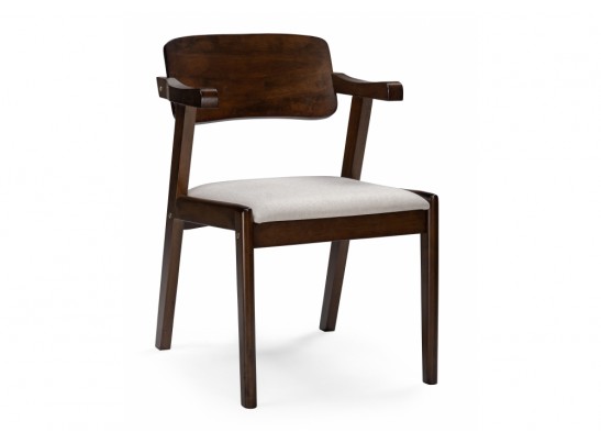 Деревянный стул Velma dirty oak / light beige в Кургане