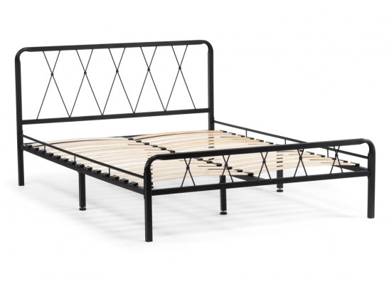 Двуспальная кровать Иоханна 18 160х200 черная в Кургане