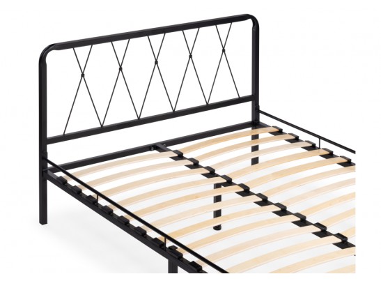 Двуспальная кровать Иоханна 18 160х200 черная в Кургане