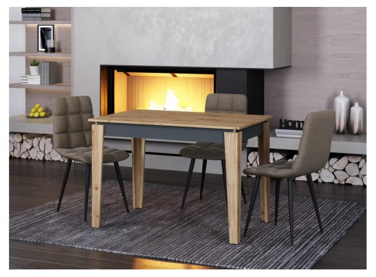 Деревянный стол Алвин дуб вотан / графит в Кургане