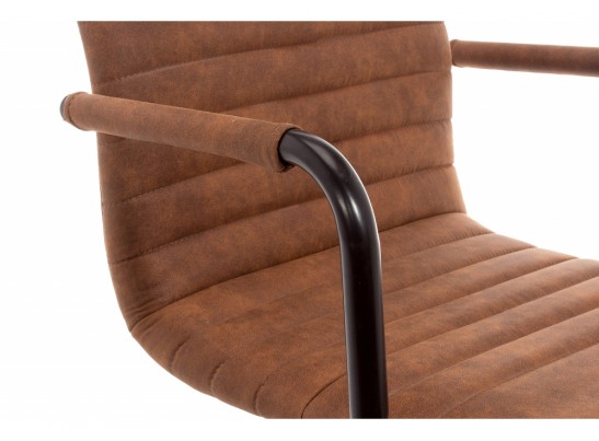 Компьютерное кресло Midl arm коричневое в Кургане