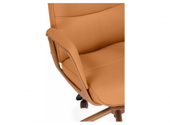 Компьютерное кресло Modena экокожа оранжевый в Кургане