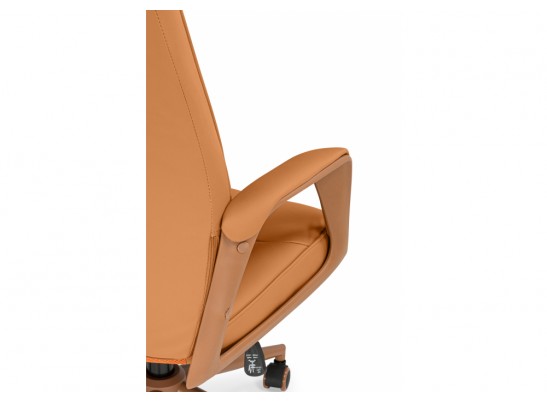 Компьютерное кресло Modena экокожа оранжевый в Кургане