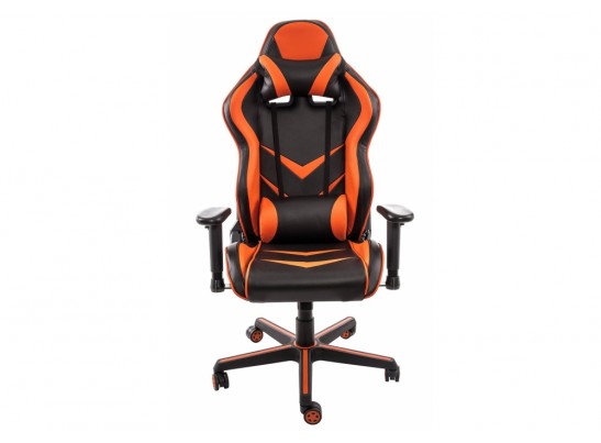 Компьютерное кресло Racer черное / оранжевое в Кургане