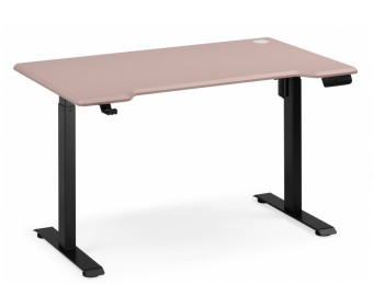 Компьютерный стол Маркос 140х80 розовый / черный