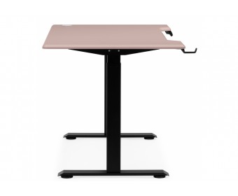 Компьютерный стол Маркос 140х80 розовый / черный