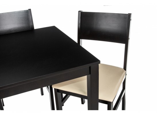 Обеденная группа Kabur (стол и 4 стула) cappuccino / cream в Кургане