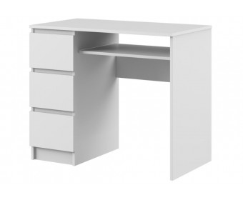 Письменный стол Мадера СМП 900 левый лдсп белый эггер