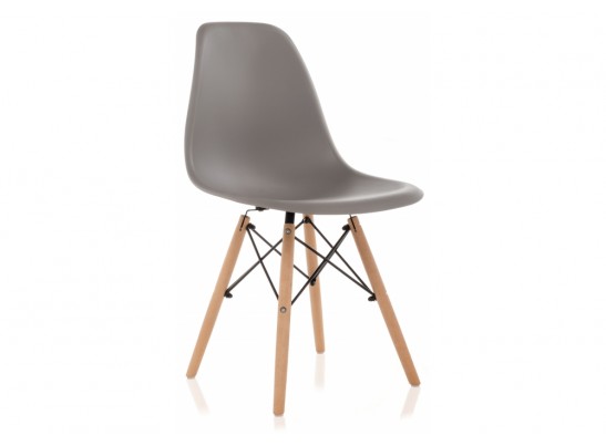 Пластиковый стул Eames PC-015 серый в Кургане