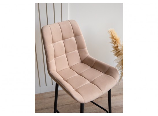 Полубарный стул Челси 360 бежевый (zd 210) / черный в Кургане