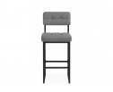 Полубарный стул Ларс selfie grey / черный в Кургане