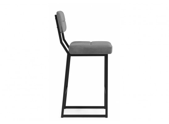 Полубарный стул Ларс selfie grey / черный в Кургане