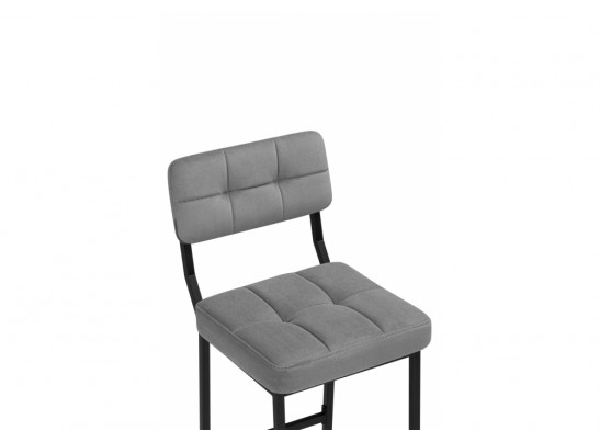 Полубарный стул Ларс selfie grey / черный в Кургане