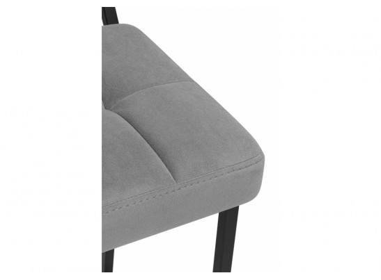 Полубарный стул Ларс selfie grey / черный в Кургане