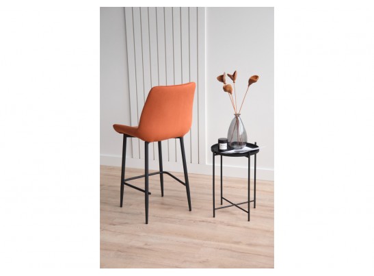 Полубарный стул Седа 360 терракотовый (zd 432) / черный в Кургане