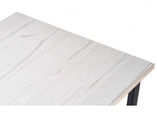 Стол Лота Лофт 120х74х75 25 мм юта / матовый черный в Кургане