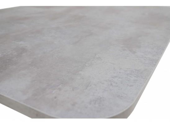 Стол на тумбе раскладной Рондо-2 цемент светлый в Кургане