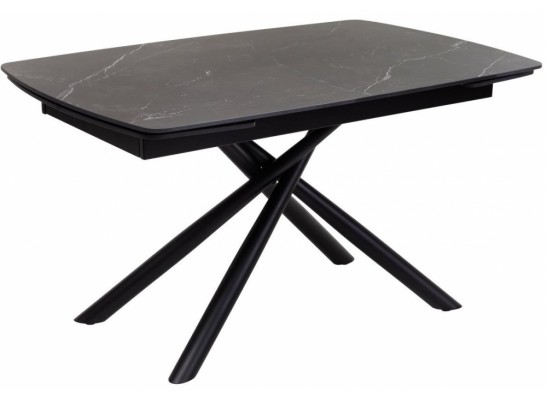 Стол Rivoli matt black marble sintered stone / black в Кургане
