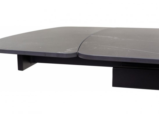 Стол Rivoli matt black marble sintered stone / black в Кургане