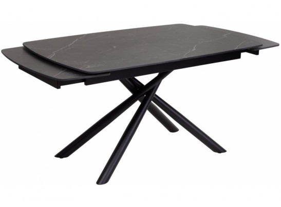 Стол Rivoli matt black marble sintered stone / black в Кургане