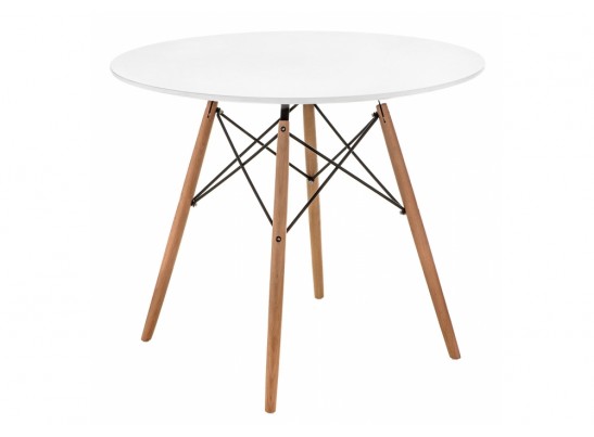 Стол Table 90х72 white / wood в Кургане