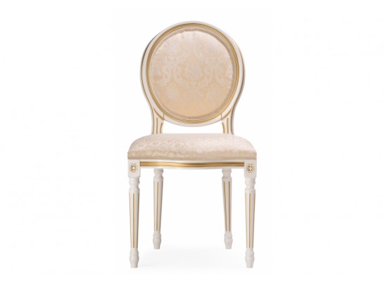 Стул Данте молочный / золотая патина в Кургане