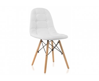 Деревянный стул Kvadro белый