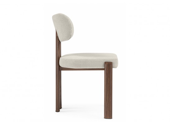 Стул на металлокаркасе Bandi бежевый / орех в Кургане