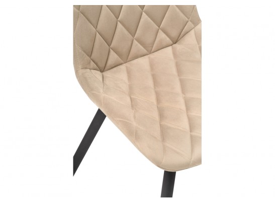 Стул на металлокаркасе Баодин К крутящийся бежевый / черный в Кургане