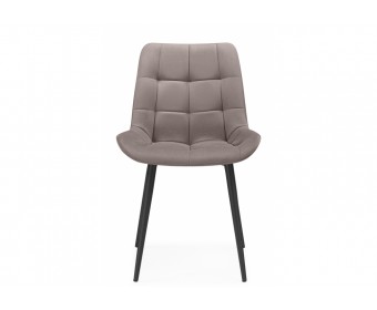 Стул на металлокаркасе Челси К латте (zd 290) / черный