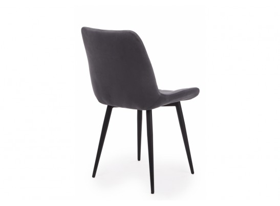 Стул на металлокаркасе Челси К темно-серый (zd 995) / черный в Кургане